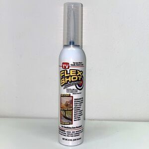 🇺🇸Flex Shot White 8-oz. Thick Rubber Adhesive Sealant Caulk Bond Seal New